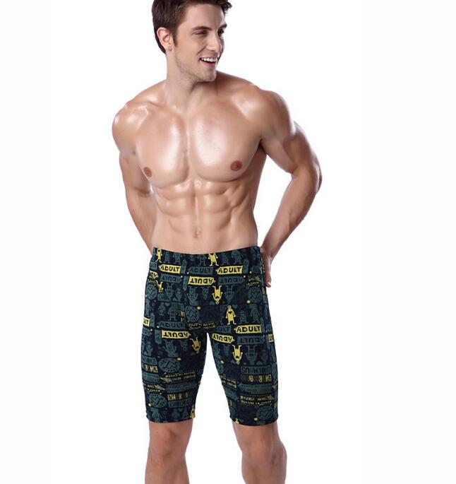 W25058-2 Mens Fahion Long Swim Trunks